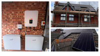 Thumbnail for 4.86kWh Solar - AIKO 540W | Fox ESS 10kW Hybrid | 2 X 11.52kWh EP12 batteries | Wellingborough