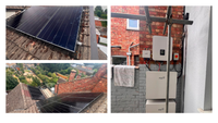 Thumbnail for 4.86kWh Solar - AIKO 540W | Fox ESS 10kW Hybrid | 2 X 11.52kWh EP12 batteries | Wellingborough