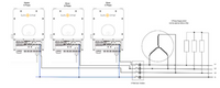 Thumbnail for Sunsynk inverter connection diagram for three-phase setup