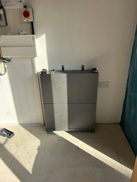 Thumbnail for EcoFlow 5kW hybrid battery unit partially installed.