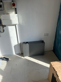 Thumbnail for EcoFlow 5kW hybrid battery unit in installation process.