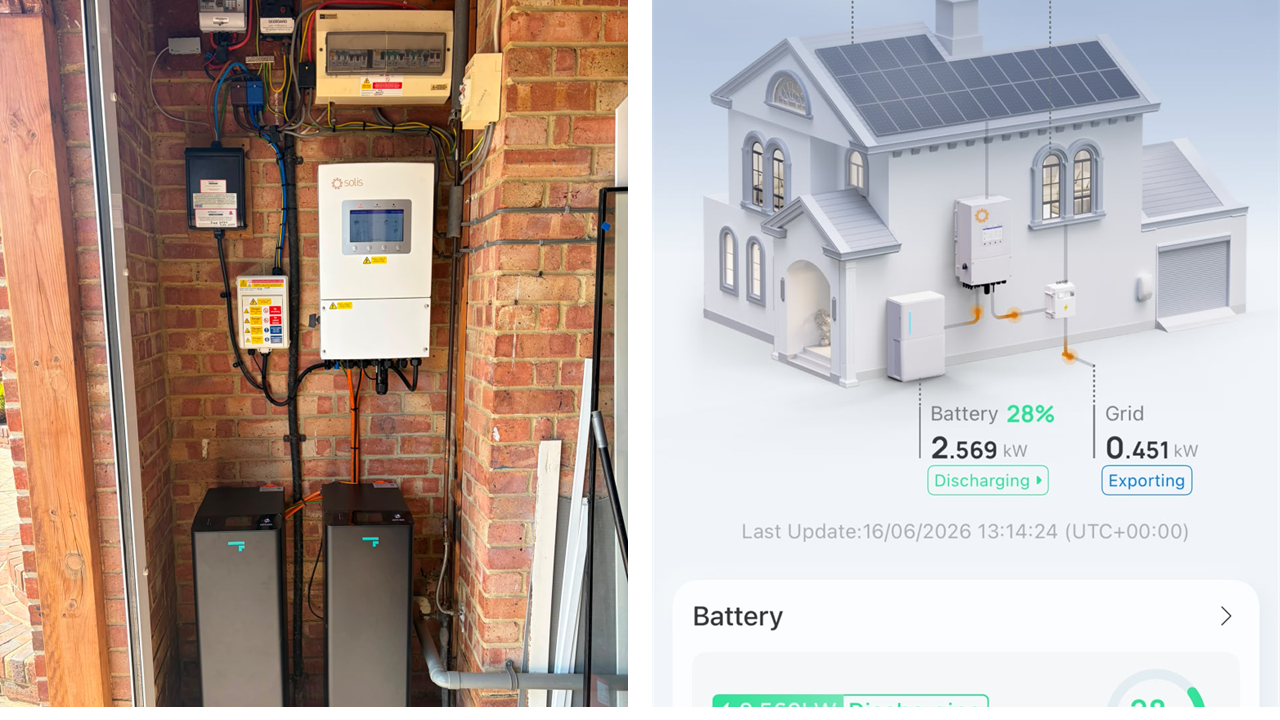 Solis 6kW S6 | 2 X Fogstar ECO 16.1kWh battery | Seaford