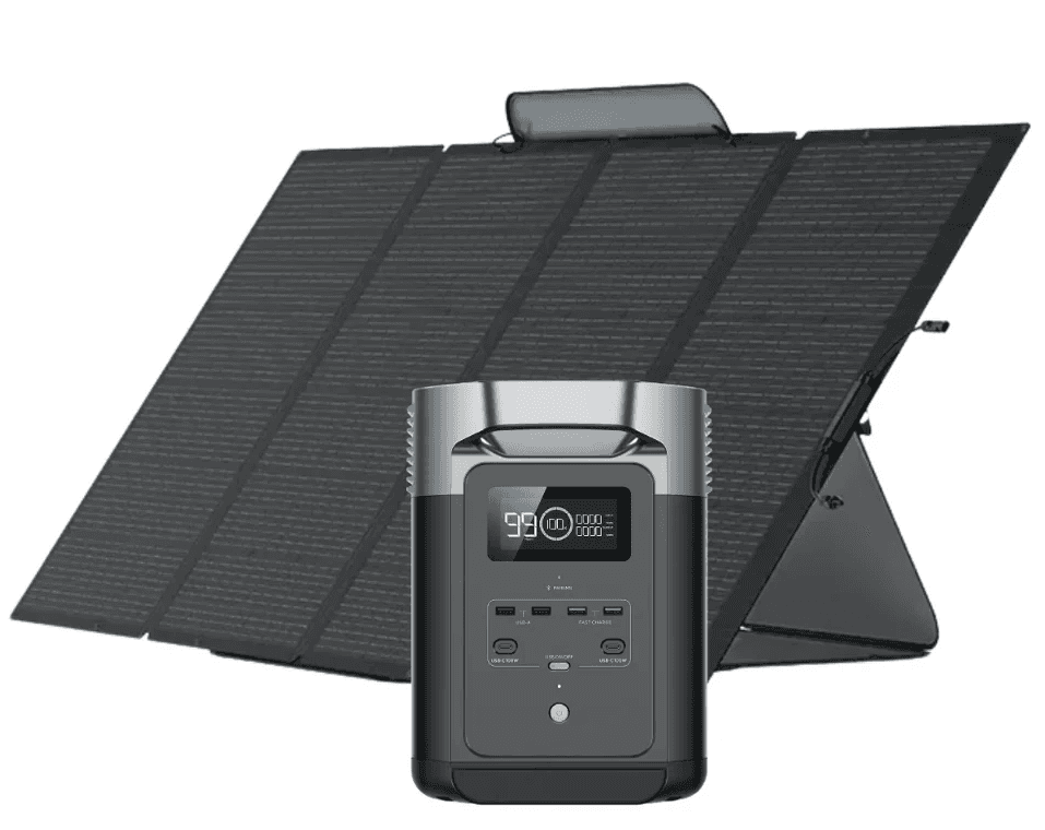 Produktbild von EcoFlow 400W Solarpanel – Faltbar, Monokristallin, 22,4% Wirkungsgrad, IP68, Für Delta Pro/Max & Powerstationen