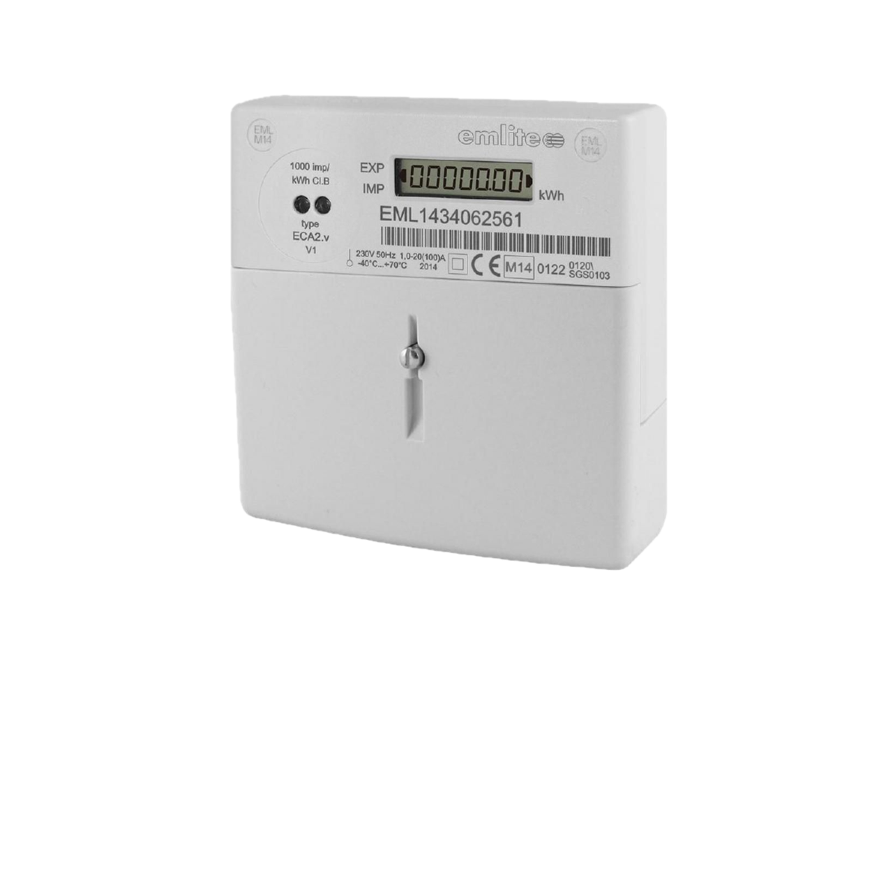 Emlite 1-ph generation meter 100A (1000 pulse/kWh)