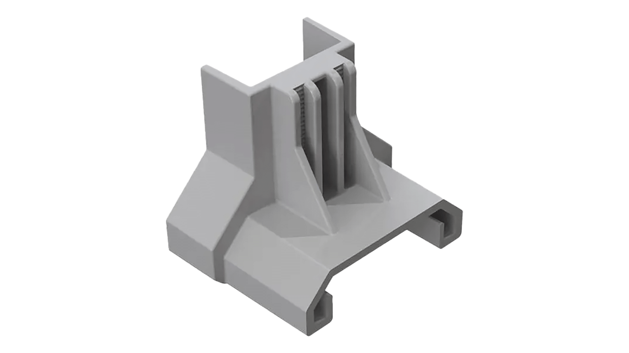 Esdec ClickFit EVO End Clamp Support - Grey (For Trapezoidal Metal Roofs)