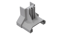 Thumbnail for Esdec ClickFit EVO End Clamp Support - Grey (For Trapezoidal Metal Roofs)
