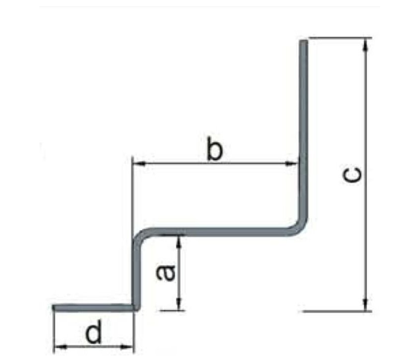 Fastensol Portrait Concrete Tile Adjustable Hook TH05