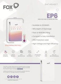 Thumbnail for Fox ESS EP6 Battery Benefits 