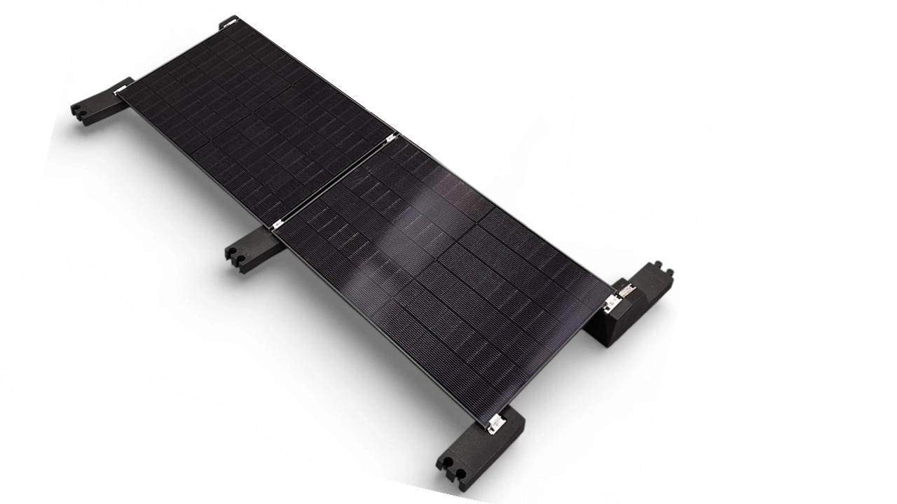 Gaia Rubber Self-Ballasted Mounting System |  South 10-Degrees | Price per Row