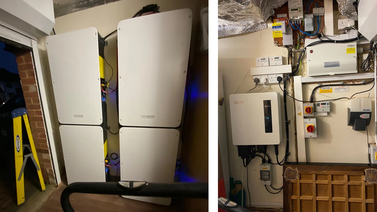 Solis 6kw AC charger | 4 x Dyness Power Box 7.5kWh batteries | HA7 4SH