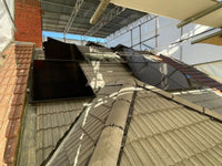 Thumbnail for Rooftop solar panels installation under scaffolding