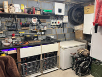 Thumbnail for Workshop with tools and Fox ESS power system setup