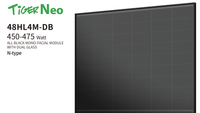 Thumbnail for 450W Jinko Tiger Neo All Black Dual Glass solar panel&nbsp;