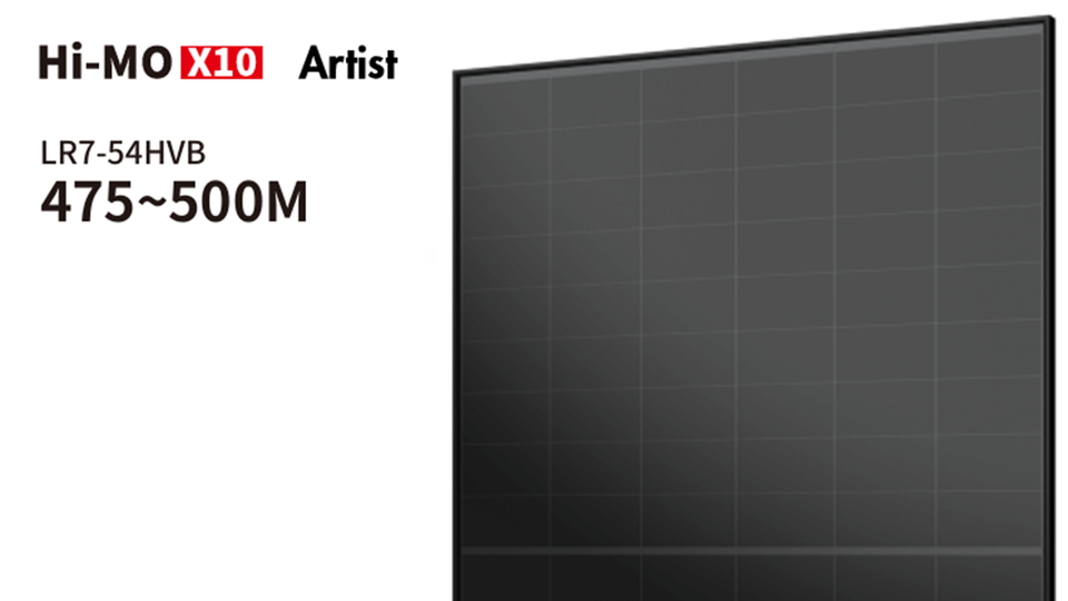 Longi 475W Hi-MO All Black solar panel from ITS Technologies