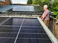 Thumbnail for Solar panels installed on a residential rooftop