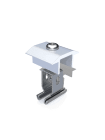 Renusol Middle Clamp+ 30 - 50mm Silver
