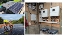 Thumbnail for 17kW Solar | 645W AIKO Solar Panels | 2 X Solis 15Kw Hybrids | 2 X Pylon H-Force 20kWh stacks | Swansea