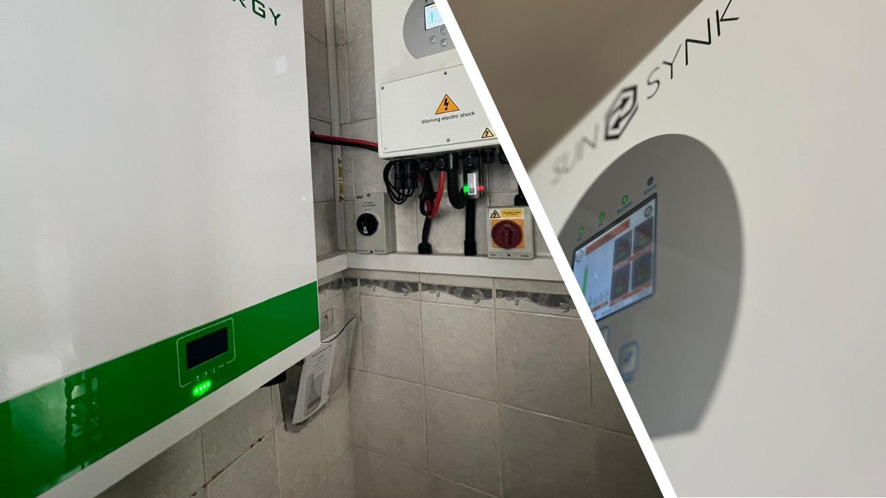 Installation of Sunsynk 3.6kw with 10.24kwh powerwall battery by ITS Technologies