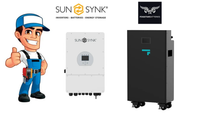 Thumbnail for Installed Sunsynk 10/12/16kW Hybrid | Fogstar Energy | IP65 10yr Warranty Model | Heating Element | Fire Suppression | Ave £210/kW