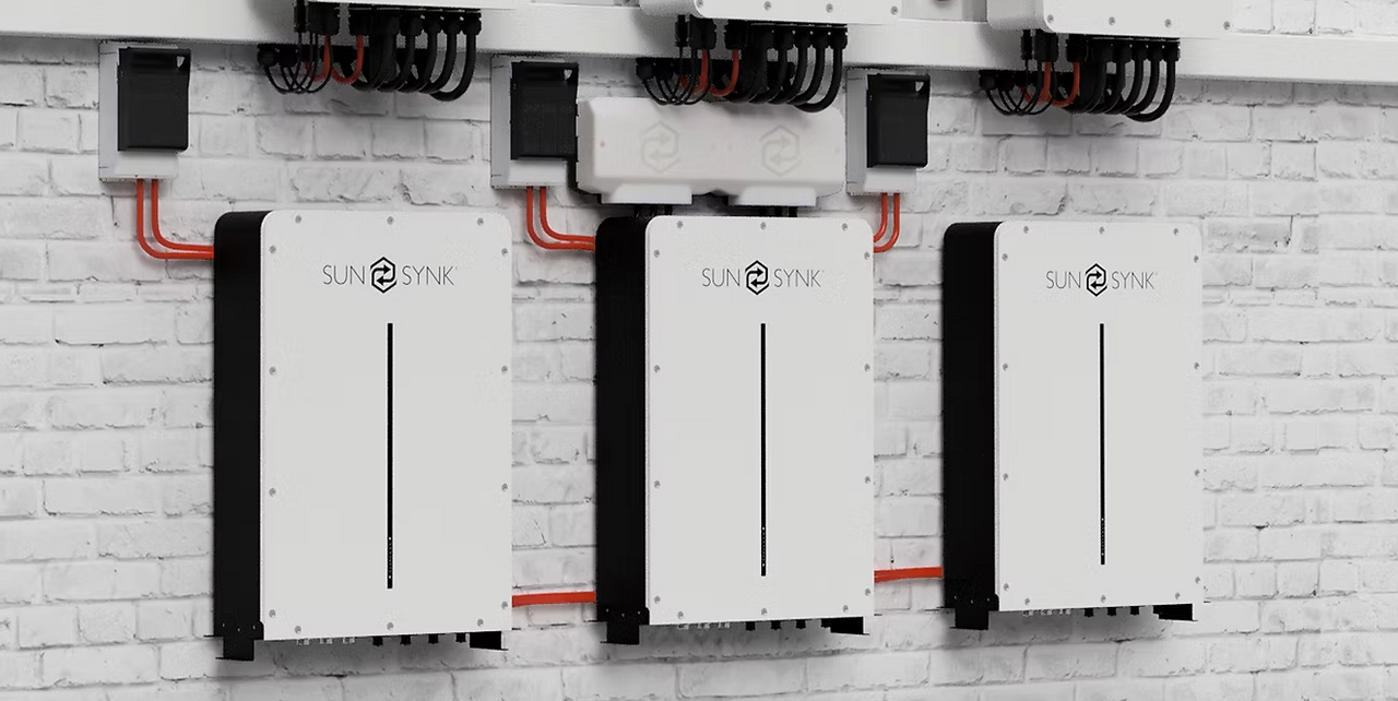 SUNSYNK G5.3 Stackable or Wall mounted IP21 battery 5.32kWh, inc battery to inverter & battery to battery cable
