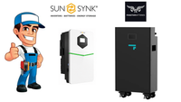 Thumbnail for Installed Sunsynk ACURE 3.6/5/7/8kW Hybrid | Fogstar Energy | IP65 10yr Warranty Model | Heating Element | Fire Suppression | Ave £195/kW