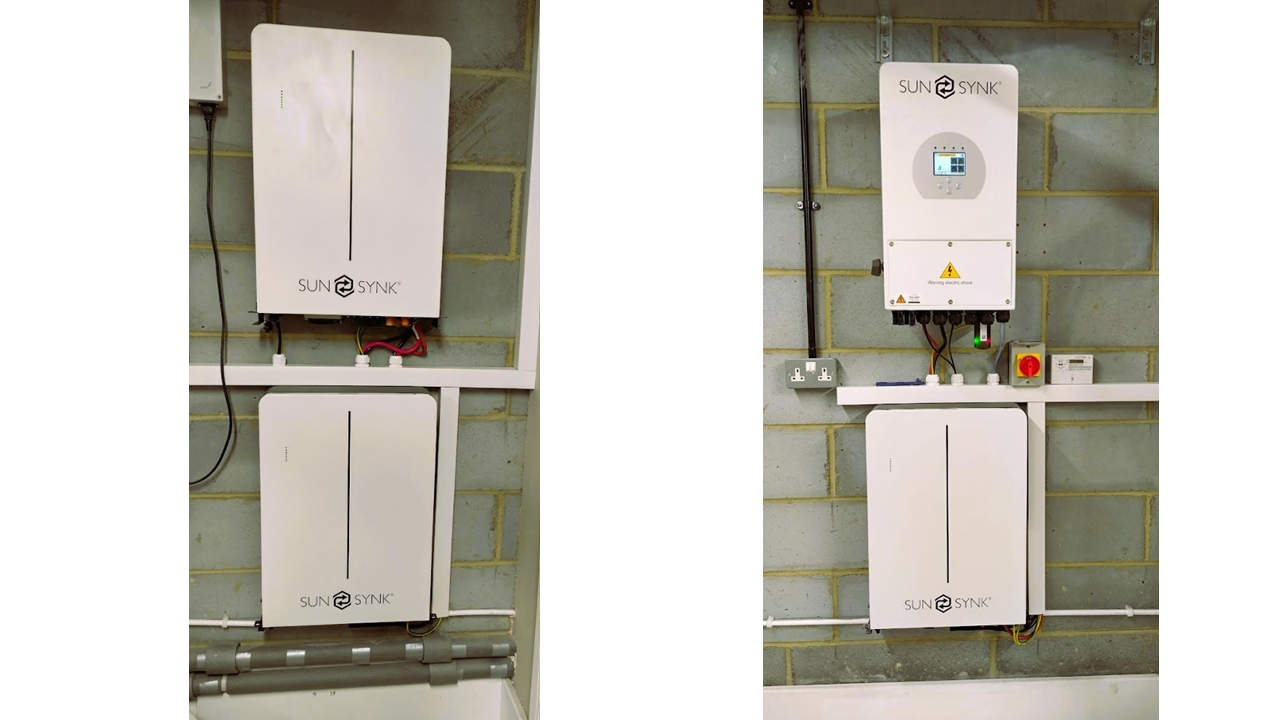 3 x W5.3 5.32kWh Sunsynk lithium batteries