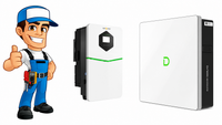 Thumbnail for Installed Sunsynk ACURE 3.6/5/7/8kW Hybrids | Dyness Powerbox G2 10.24kWh | IP65 | Heating Element | Fire Suppression | Wall Mounted | Ave £231/kW