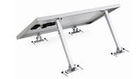 Thumbnail for Adjustable tilt mounting frame kit for solar panels to flat service 15-30 degrees
