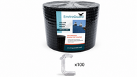 Thumbnail for PVC Coated Solar Mesh Bird Deterrent - 30m Roll with 100 Black Clips