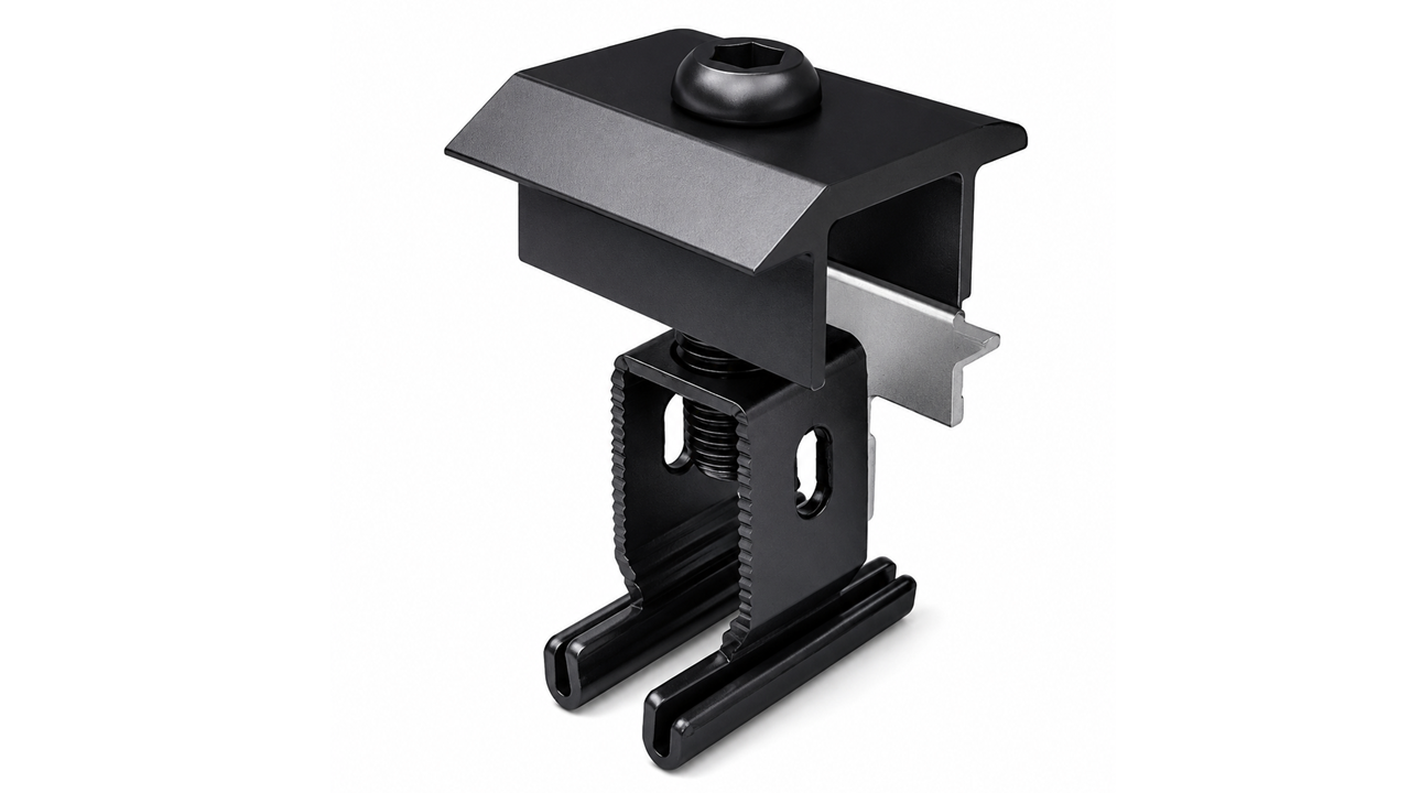 Renusol Middle Clamp+ 30 - 50mm Black