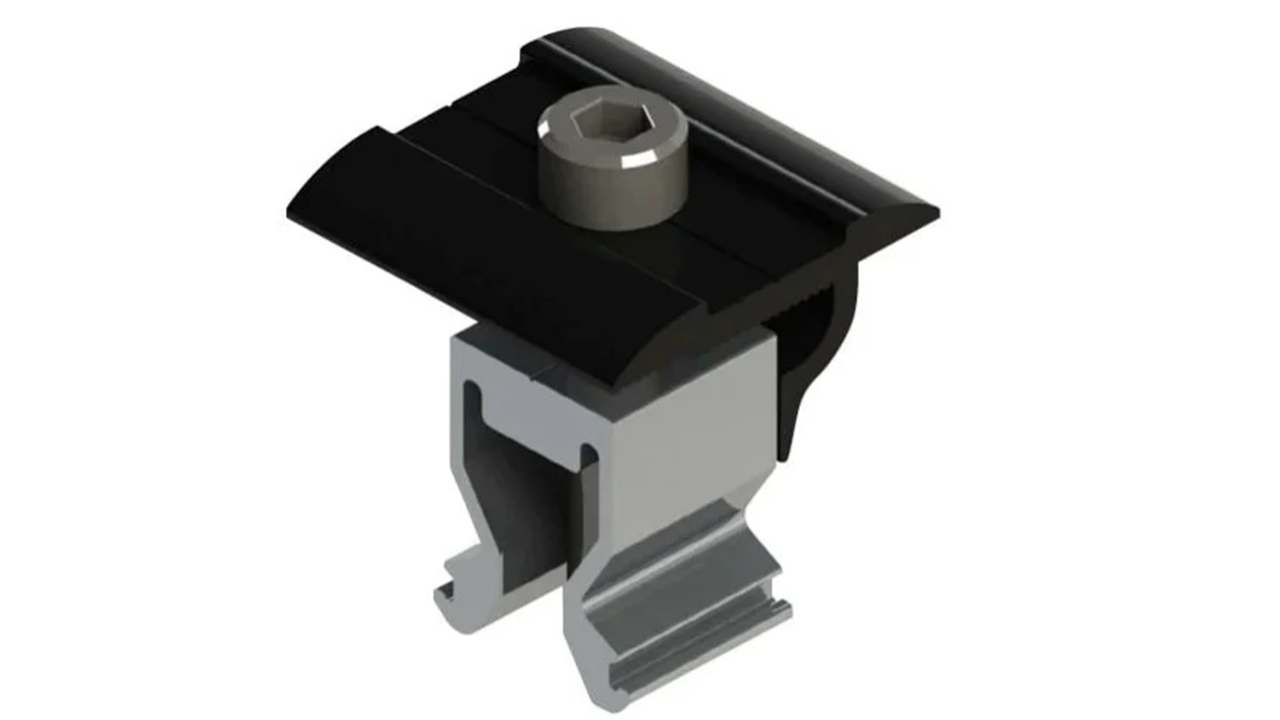 Fastensol Universal Clamp (for 30-40mm panels) - Black