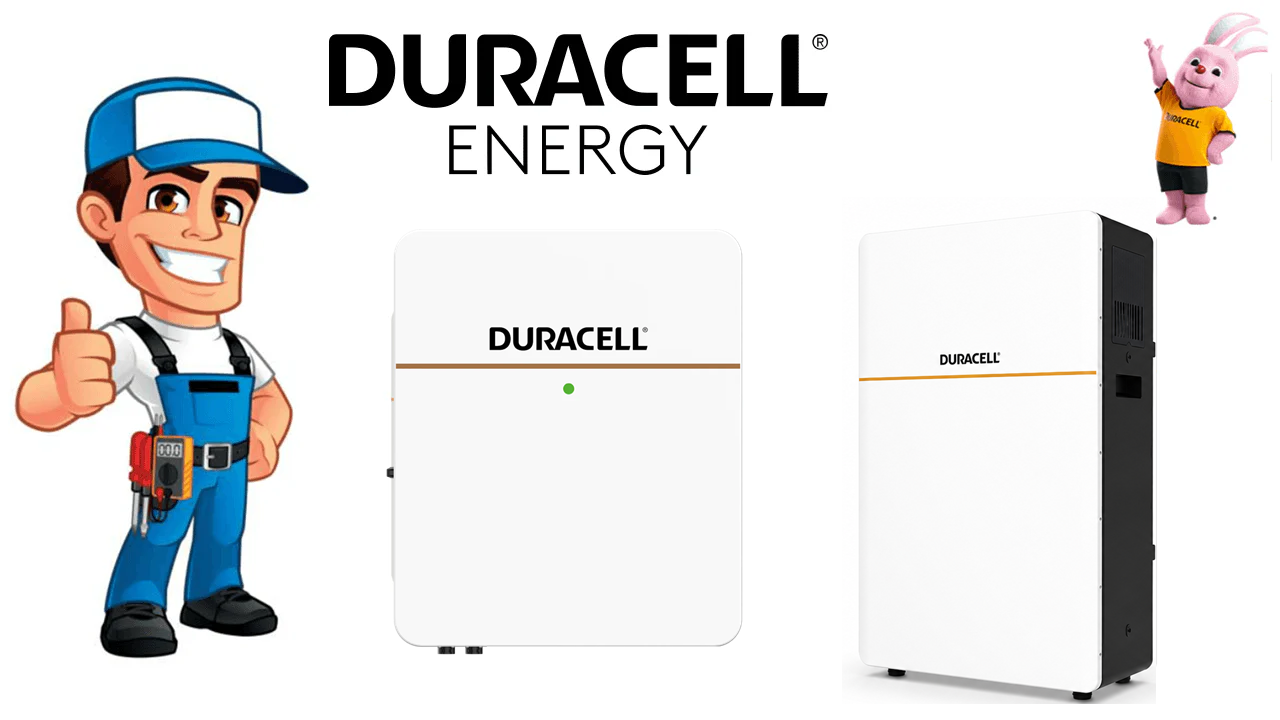Installed Duracell Energy 3.6/5/6kW G3 Hybrids | Dura5 / Dura16 Battery Options | Stackable/Floor/Wall Mounted | IP65 | Ave £252/kW