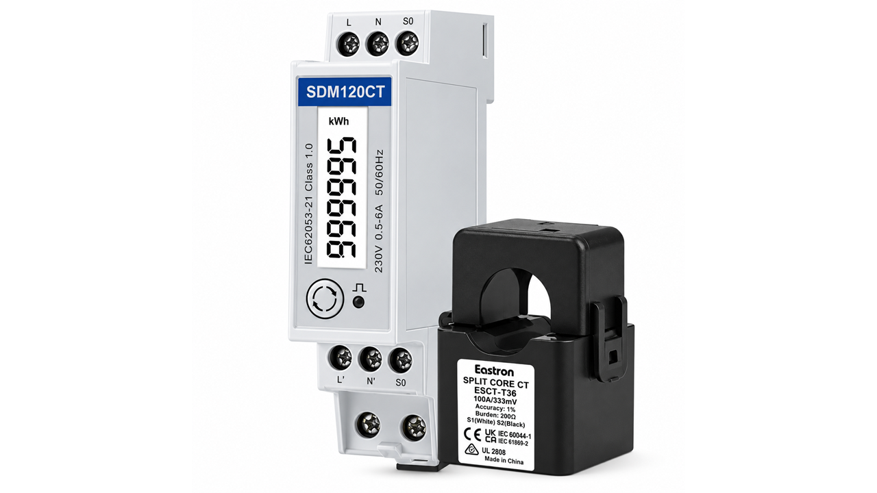 Eastron SDM120CT-M - For Sunsynk Digital Meter (Single-Phase)