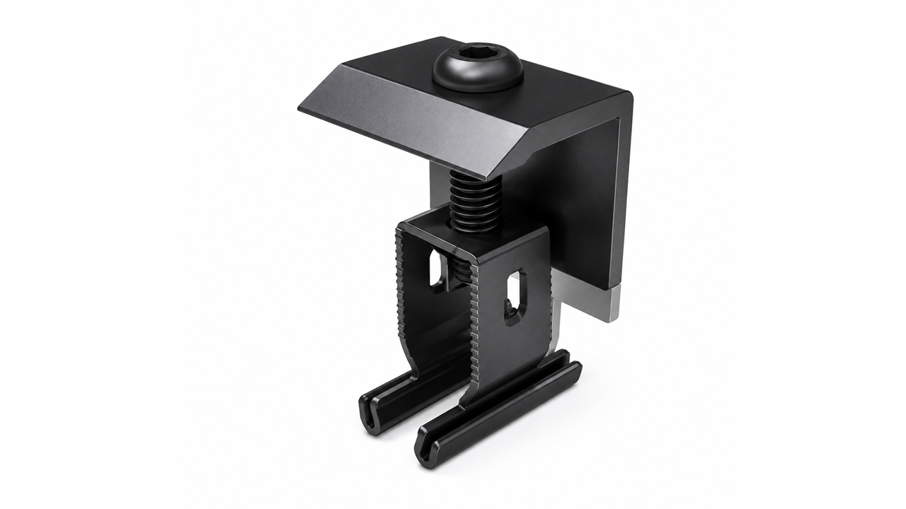 Renusol End Clamp+ 30 - 50mm Black