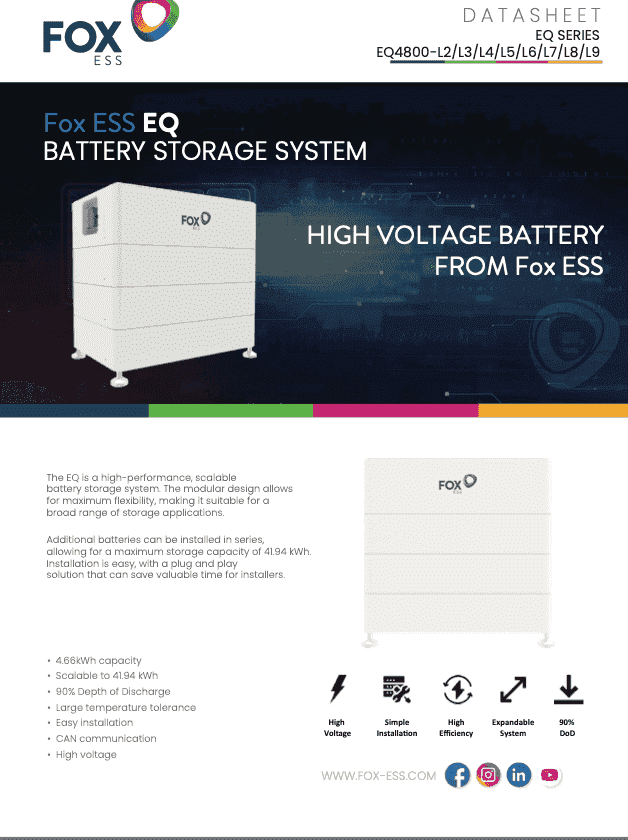 fox eq4800 l7 datasheet