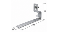 Thumbnail for Renusol VarioSole Stainless Steel roof hook for slate tiles No Wood Screws