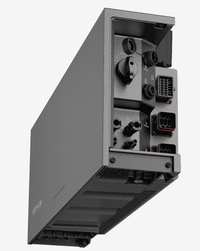 Thumbnail for Close-up of EcoFlow PowerOcean hybrid kit connectors and ports