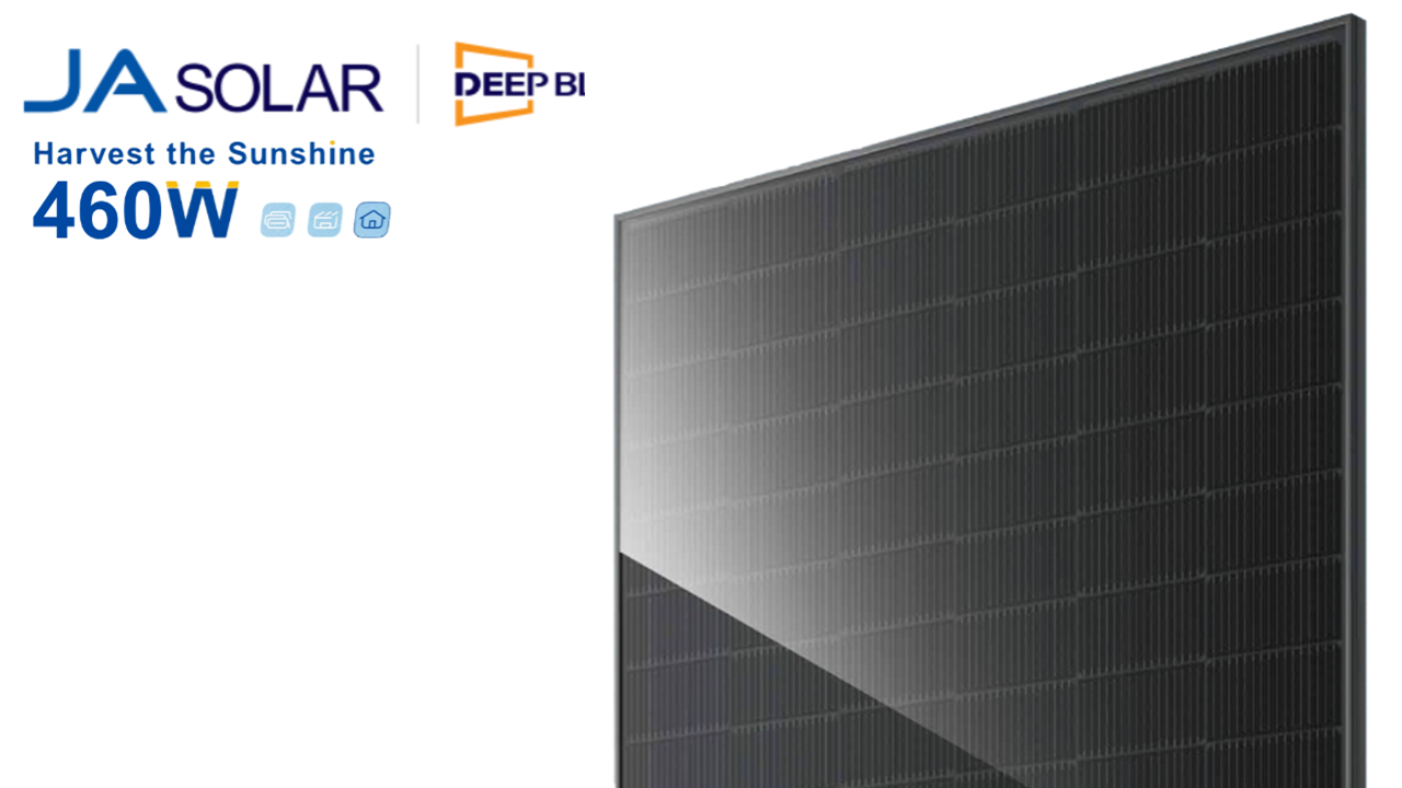 460W N-Type All Black Double Glass Solar Panel – ITS Technologies