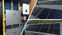Thumbnail for 9.3kW 465W AIKO Solar Panels | Fox 8kW Hybrid | 2 X EP11 10.36kWh batteries | RH12 4PZ