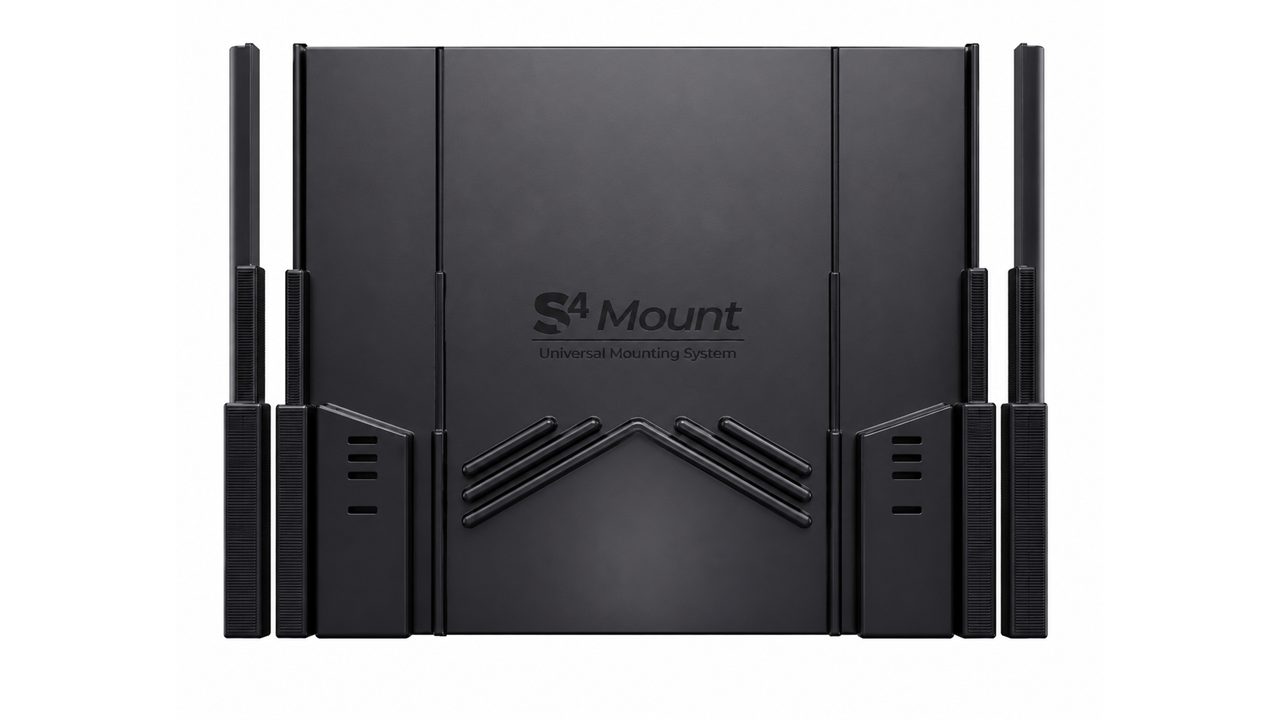 S4 Lateral Adapters- PV Array Ends for Vertical Extension (L & R)