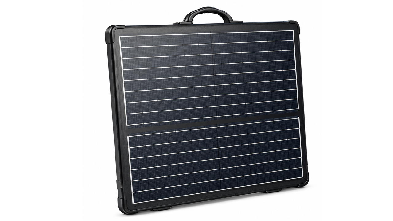 100W 12V Lightweight Folding Solar Charging Kit with MPPT Controller