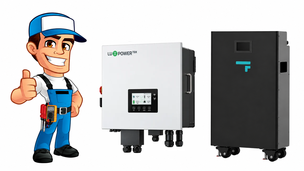 Installed Lux 6/8/10kW Hybrid 1ph | Fogstar Energy | IP65 10yr Warranty Version | Heating Element | Fire Suppression | EPS available | Ave £198/kW