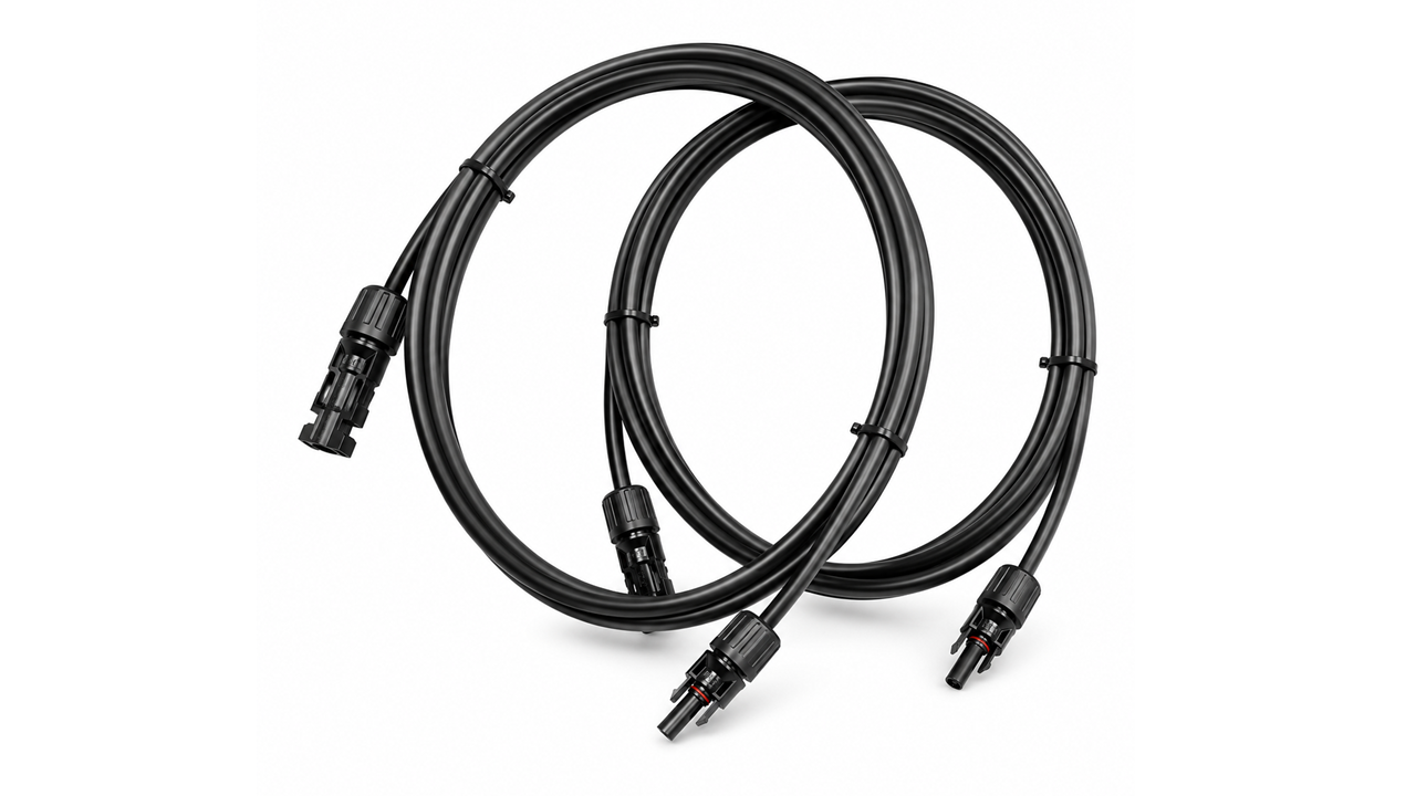 MC4 Pre terminated cable 2m (Pack of 2)