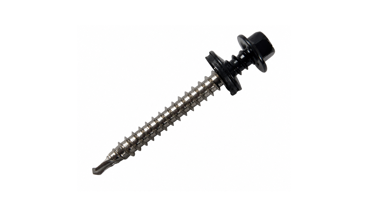 S4 6.5 x 60mm Screw (Black) (A2) with EPDM