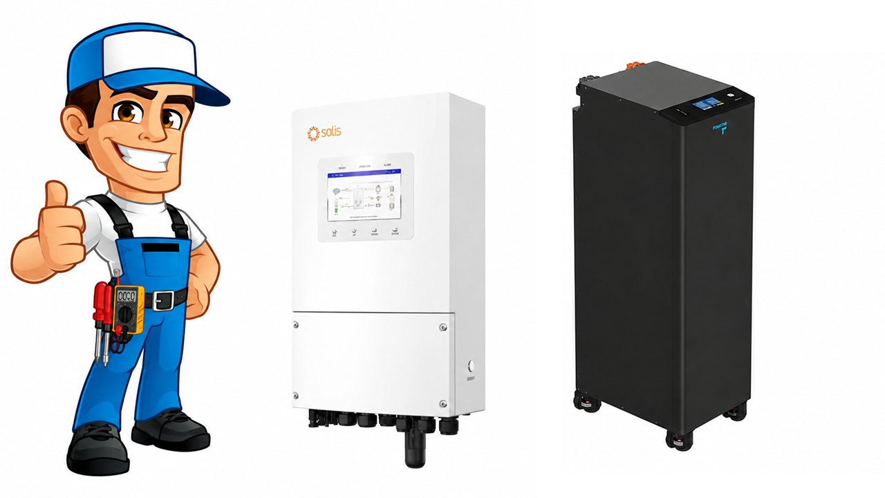 Installed Solis  Hybrid PLUS 1ph | AI Optimised | Fogstar Energy