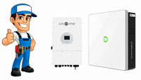 Thumbnail for Installed Sunsynk 10/12kW 1ph Hybrids | Dyness Powerbox G2 10.24kWh 