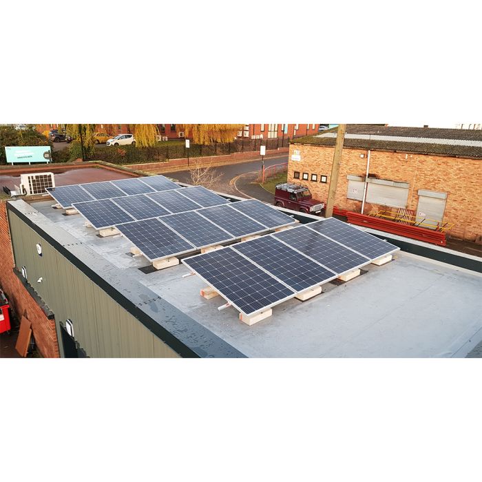 Adjustable Portrait frames for ground mount & flat roof