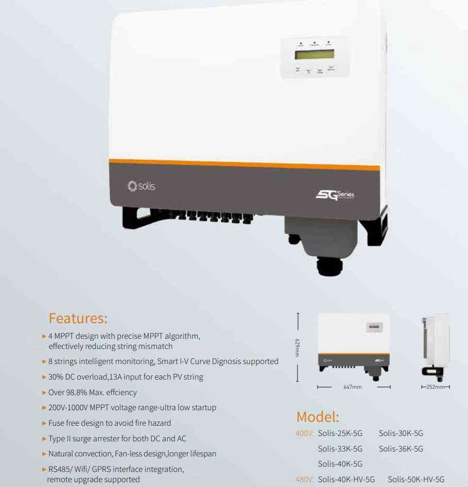 Solis S5 3ph quad 