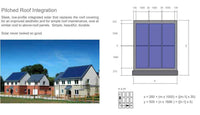 Thumbnail for 335W Viridian Clearline Mono All Black G1 Version 3 BIPV roof integrated solar panel
