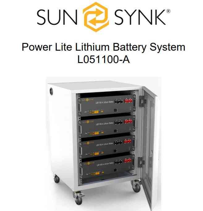Sunsynk Power Lite Lithium Battery System L051100-A